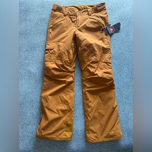 The North Face Freedom Insulated Waterproof Snow Ski Pants Timber Tan Women’s LG